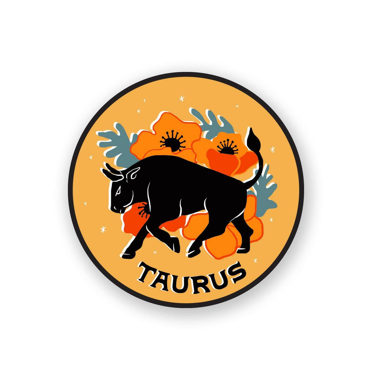 Zodiac Sticker: Taurus.