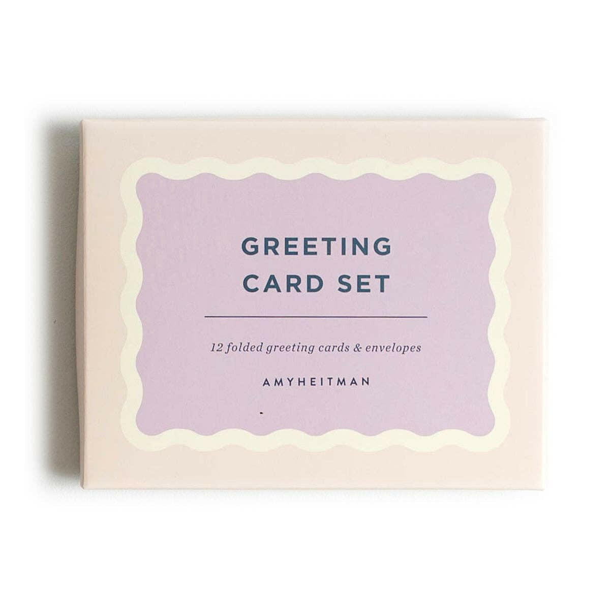 Scalloped Card Set.