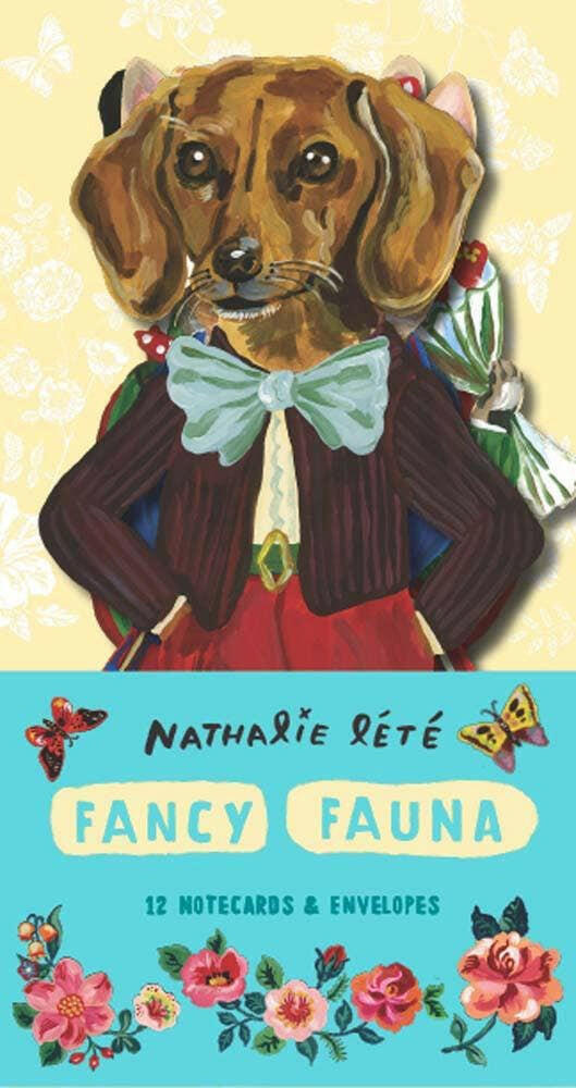 Fancy Fauna: 12 Notecards & Envelopes.