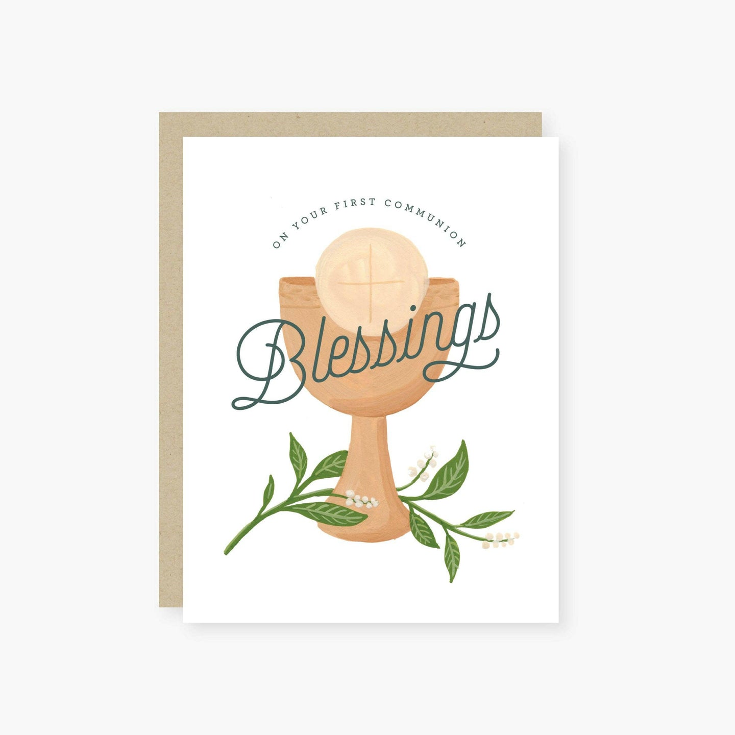 first communion blessings card.