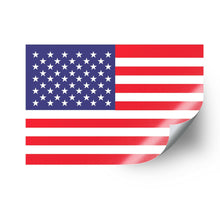 Load image into Gallery viewer, American Flag - 4 x 6 in. Decal.
