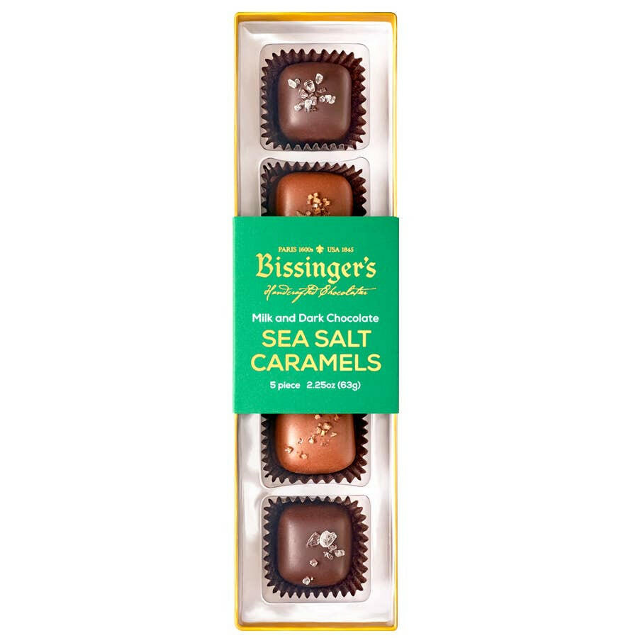 Bissinger's Milk & Dark Sea Salt Caramels Flight - 5 PC.