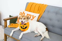 Load image into Gallery viewer, Pumpkin Dog Halloween Bandana, M/L.
