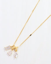 Load image into Gallery viewer, Kingston Crystal Charm Necklace Gold

