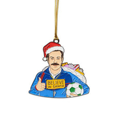 Load image into Gallery viewer, Ted Believe Enamel Ornament.
