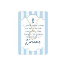 Load image into Gallery viewer, Mother of the Groom Keepsake Card.
