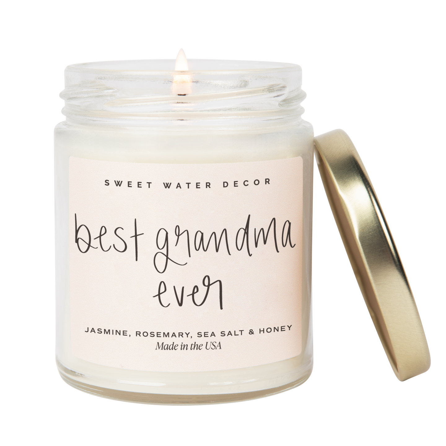 Best Grandma Ever 9 oz Soy Candle - Home Decor & Gifts.