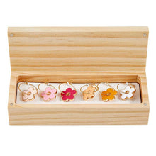 Load image into Gallery viewer, Wine Charms in Wood Box - Charmed - Set of 6

