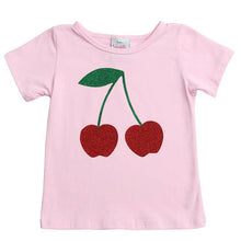 Load image into Gallery viewer, Cherry Short Sleeve  t shirt.
