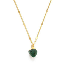 Load image into Gallery viewer, Raw Cut Gemstone Necklaces.

