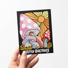 Load image into Gallery viewer, Magic Mushroom Birthday Greeting Card.
