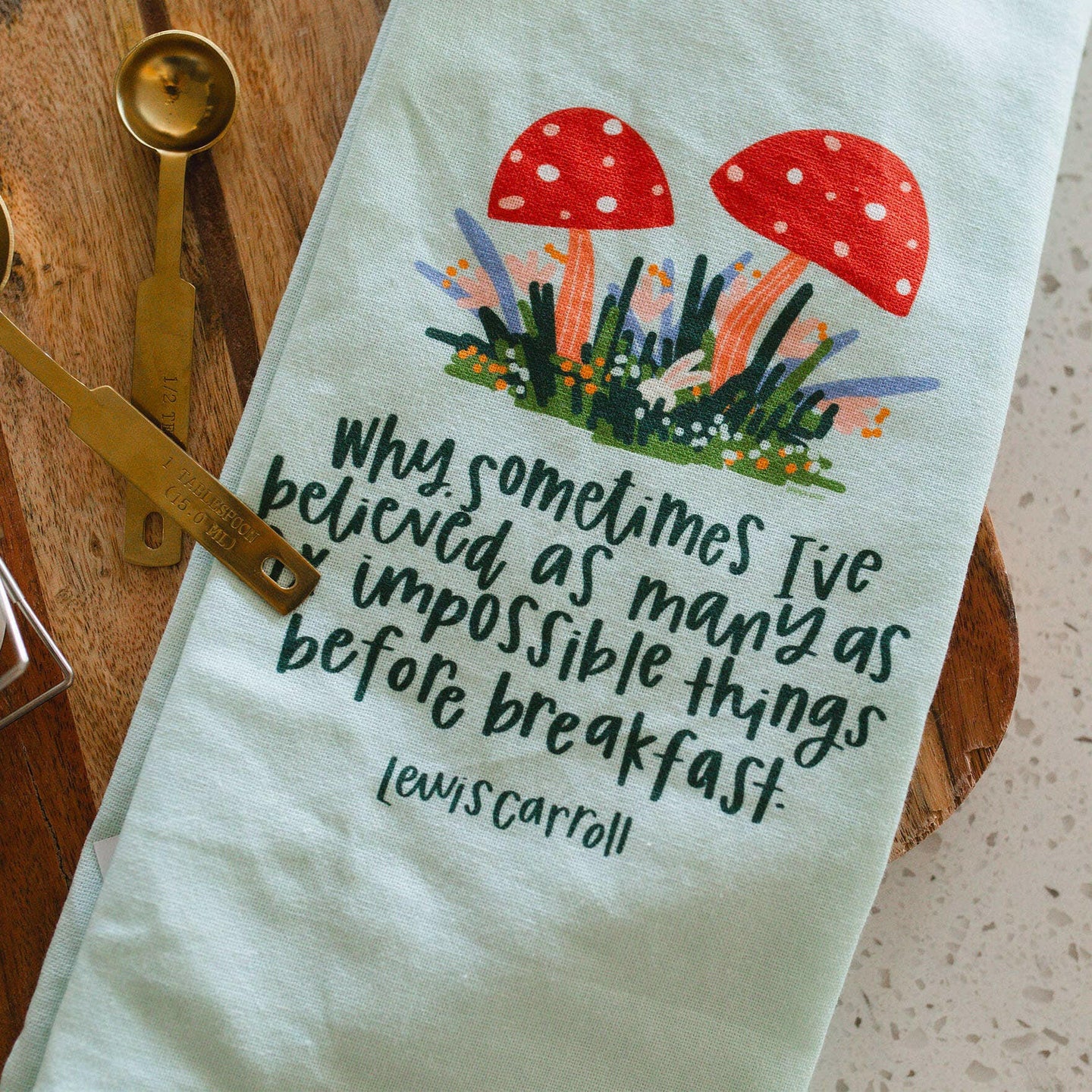 Impossible Things Tea Towel.