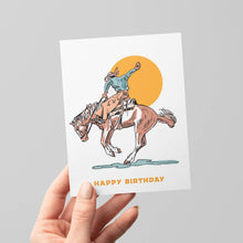 Load image into Gallery viewer, Cowboy Birthday Greeting Card

