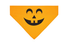 Load image into Gallery viewer, Pumpkin Dog Halloween Bandana, M/L.
