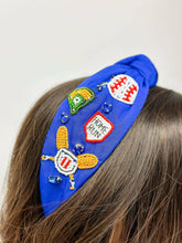 Load image into Gallery viewer, &#39;Home Run&#39; Beaded Baseball Embellished Headband.
