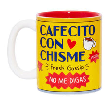 Load image into Gallery viewer, Cafecito con Chisme Coffee Mug.
