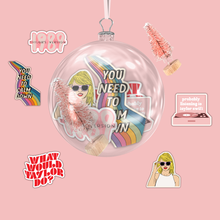 Load image into Gallery viewer, Taylor Swift Sticker Gift Ornament.
