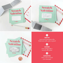 Load image into Gallery viewer, Scratch-off Valentines - Mint.
