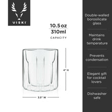 Load image into Gallery viewer, Double Walled Insulated Whiskey Rocks Glasses - Set of 2.

