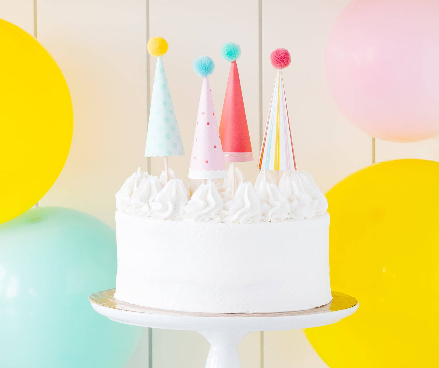 Hip Hip Hooray Cake Toppers.