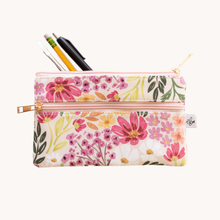 Load image into Gallery viewer, Primrose Petals Pencil Pouch.
