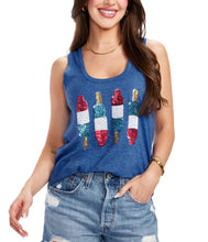 Load image into Gallery viewer, Women&#39;s Grand Finale Sequin Cropped Tank Top.
