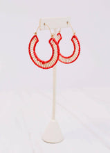 Load image into Gallery viewer, Shelburne Cutout Hoop Earrings.
