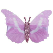 Load image into Gallery viewer, Silk Butterflies  Hair Clip.
