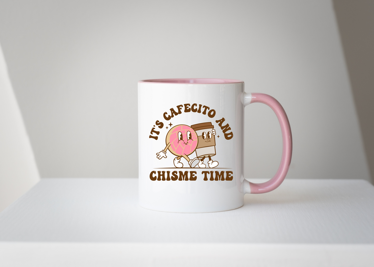 Cafecito and Chisme Time Mug