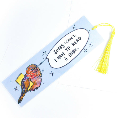 Busy Bird Bookmark.