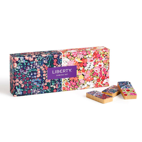 Liberty Floral Wood Domino Set.