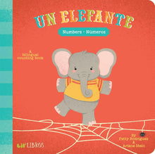 Load image into Gallery viewer, Un Elefante: Numbers / Números - Lil&#39; Libros.
