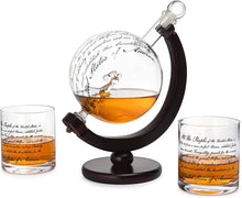 Load image into Gallery viewer, Attorney Whiskey Decanter Set - 850ml with 2 Glasses
