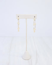 Load image into Gallery viewer, Mount Clemens Pearl Hoop Earring Gold
