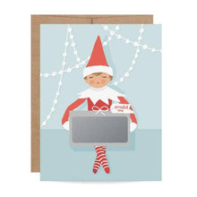 Load image into Gallery viewer, Scratch-off Shelf Elf - Holiday Card
