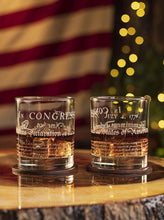 Load image into Gallery viewer, Declaration of Independence - Whiskey Glass.
