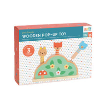 Load image into Gallery viewer, Petit Friends Wooden Pop-Up Toy.
