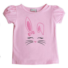 Load image into Gallery viewer, Bunny Whiskers puff sleeve  T shirt.
