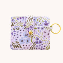 Load image into Gallery viewer, PREORDER Lilac Floral Wallet SHIPS MID SEPTEMBER.
