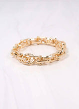 Load image into Gallery viewer, Jaime Metal Link Bracelet GOLD.
