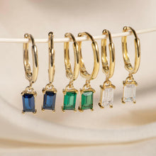 Load image into Gallery viewer, Baguette Hoops.
