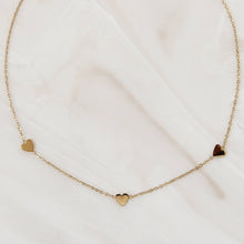 Load image into Gallery viewer, Three Heart Necklace
