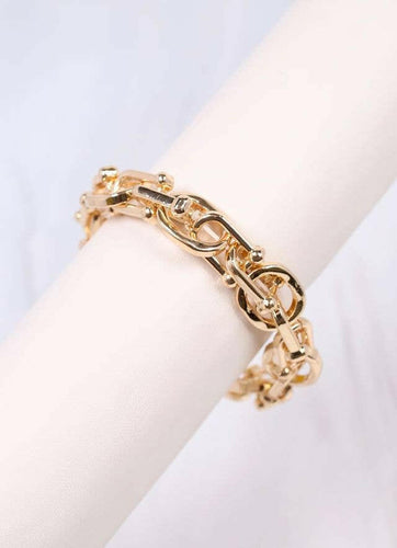 Jaime Metal Link Bracelet GOLD.