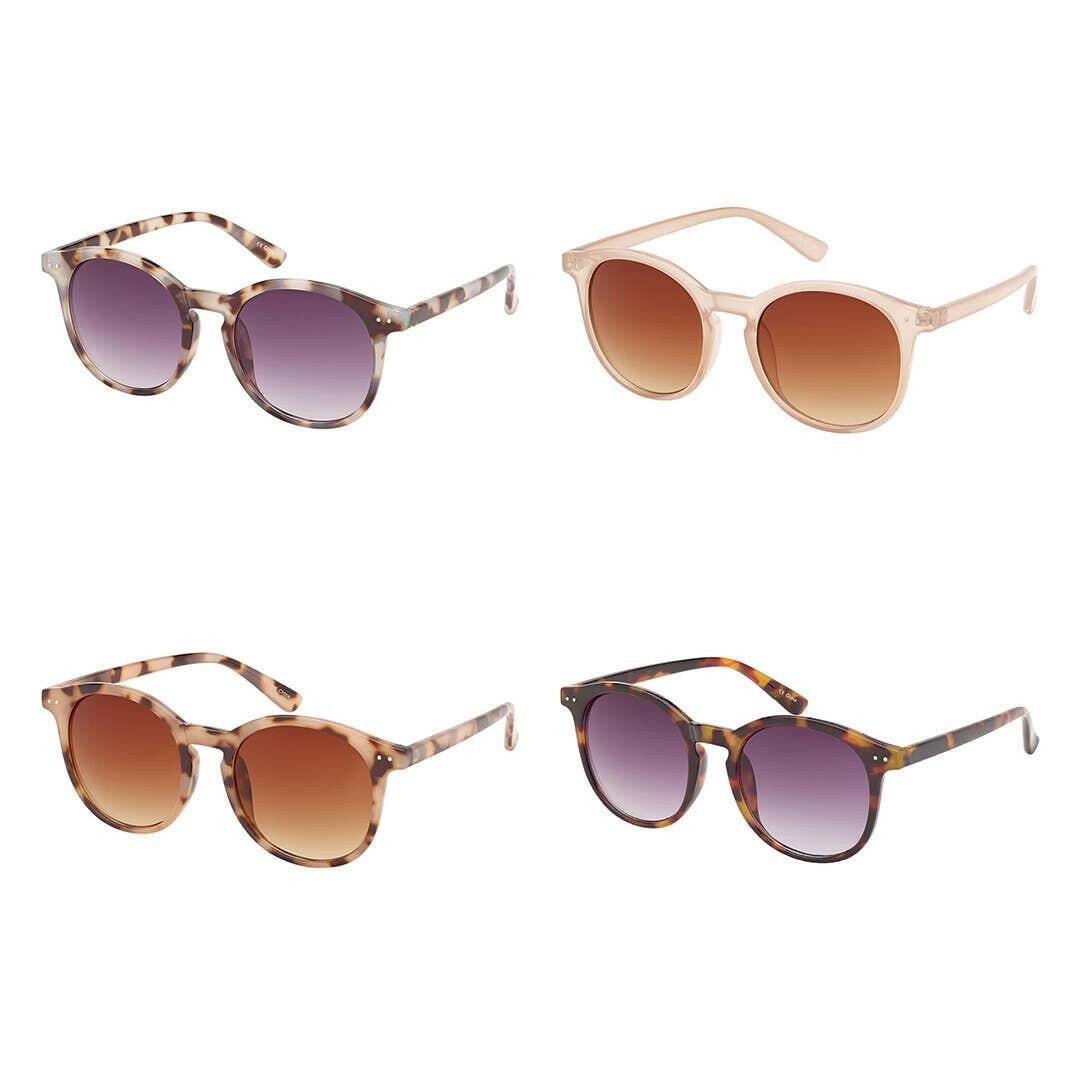 Round Keyhole Sunglasses -1402 Rose.