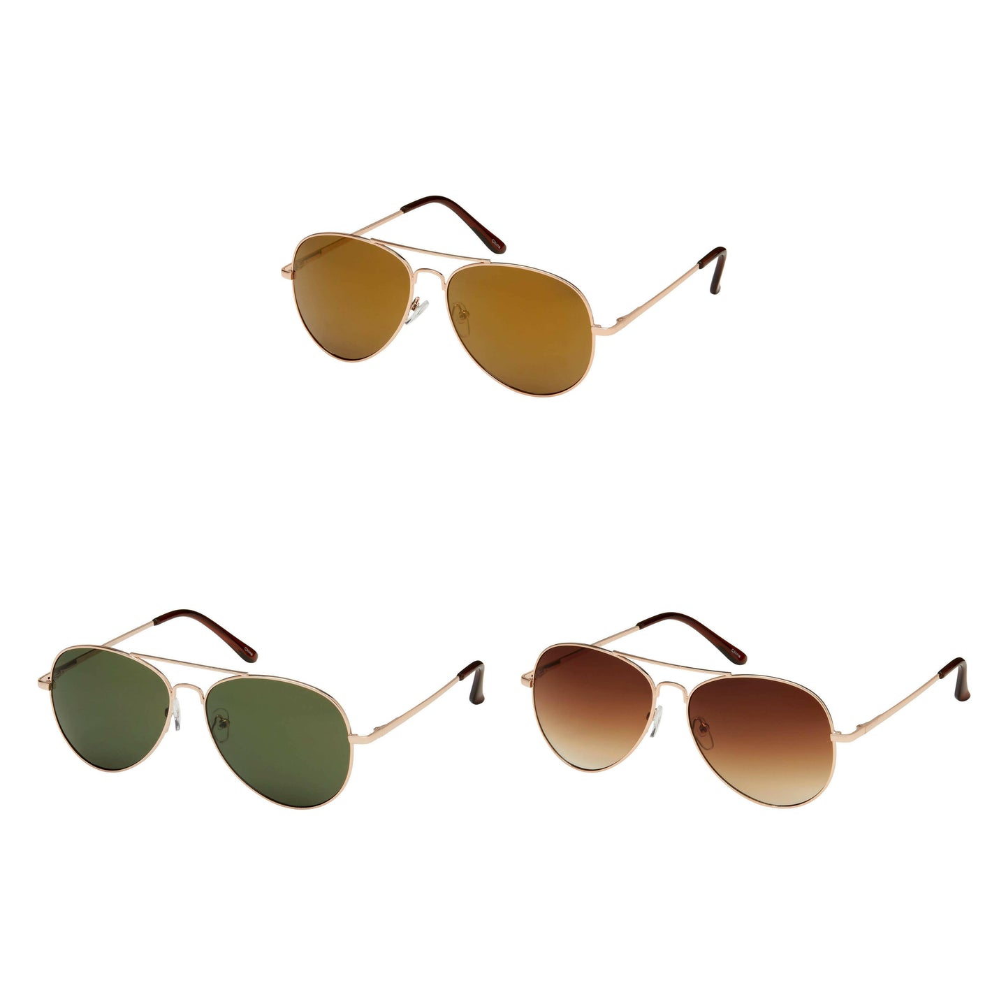 Classic Aviator Unisex Sunglasses - Weekend Collection.