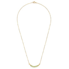 Load image into Gallery viewer, 3mm Faceted Gemstone necklace.
