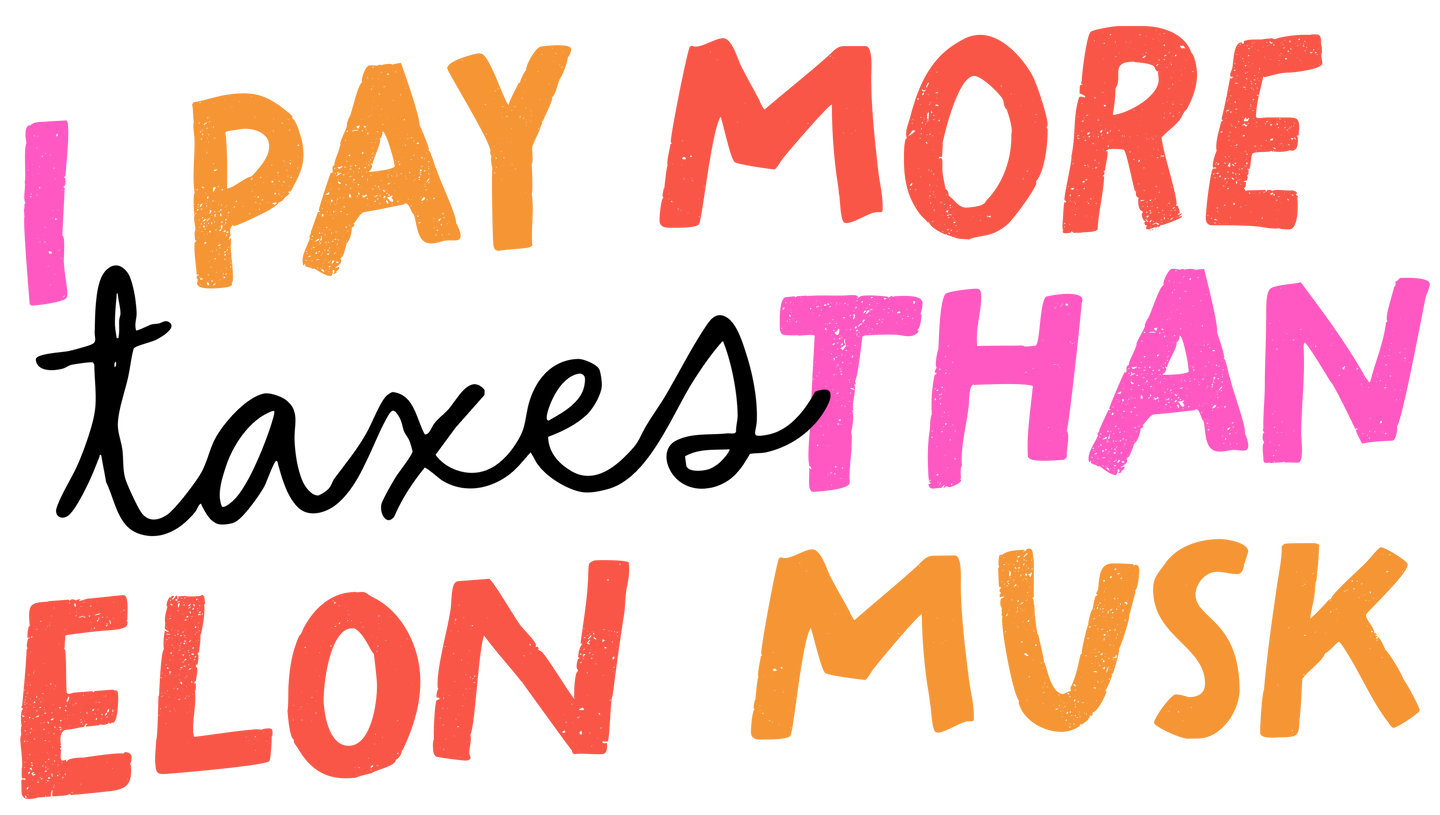 More Taxes Than Elon Sticker