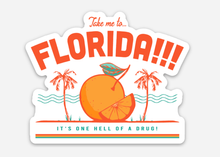 Load image into Gallery viewer, Take Me To Florida Sticker (Taylor Swift).
