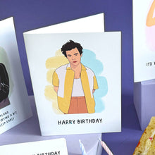 Load image into Gallery viewer, Harry Styles Happy Birthday Greeting Card
