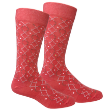 Load image into Gallery viewer, Lattice (Golf) Club Socks: Bluestone.
